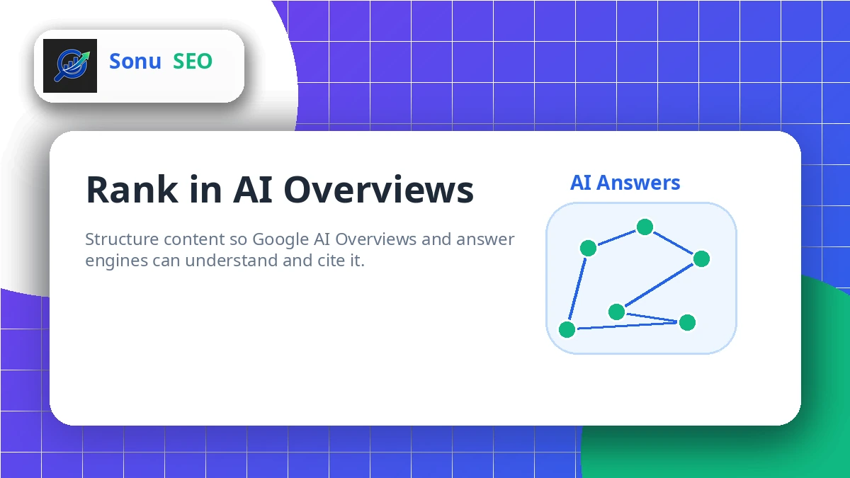 How to Rank on Google AI Overviews and Answer Engines featured image
